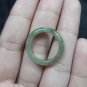 Natural  Grade A  Jadiete  Jade ring stone carving  Size  6.5  A7100