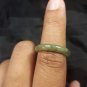 Natural  Grade A  Jadiete  Jade ring stone carving  Size  6.5  A7100