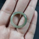 Natural  Grade A  Jadiete  Jade ring stone carving  Size 8.25   A7142