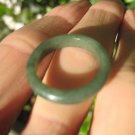 Natural  Jadeite Jade ring stone mineral carving  Size 6.75 US  A501