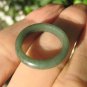 Natural Jadeite Jade ring stone mineral carving Size 6.75 US A501