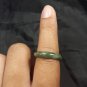 Natural Grade A Jadiete Jade ring stone carving Size 6.75 A7198