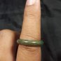 Natural Grade A Jadiete Jade ring stone carving Size 6.75 A7198