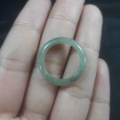 Natural  Grade A  Jadiete  Jade ring stone carving  Size 6.75   A7121