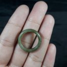 Natural  Grade A  Jadiete  Jade ring stone carving  Size 6.75  A7145