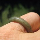 Natural Grade A  Jadeite Jade ring stone carving  Size 6.5 US  A356