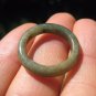 Natural Grade A  Jadeite Jade ring stone carving  Size 6.5 US  A356