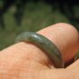Natural Grade A  Jadeite Jade ring stone carving  Size 6.5 US  A359