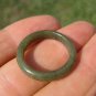 Natural Grade A Jadeite Jade ring stone carving Size 7 US A432