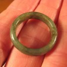 Natural Grade A  Jadeite Jade ring stone mineral carving  Size 7 US  A616