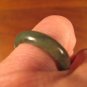 Natural Grade A  Jadeite Jade ring stone mineral carving  Size 7 US  A616