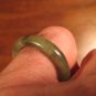 Natural Grade A  Jadeite Jade ring stone carving  Size 7 US  A820