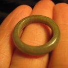 Natural  Grade A  Jadeite Jade ring stone carving  Size 6.5  A501
