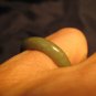 Natural Grade A Jadeite Jade ring stone carving Size 6.5 A501