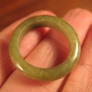 Natural Grade A  Jadeite Jade ring stone mineral carving  Size 7 US  A776