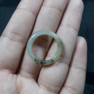 Natural  Grade A  Jadiete  Jade ring stone carving  Size 6.5  A7157