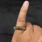 Natural Grade A Jadiete Jade ring stone carving Size 6.5 A7157