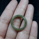 Natural  Grade A  Jadiete  Jade ring stone carving  Size 6.5 A7177