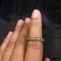 Natural Grade A Jadiete Jade ring stone carving Size 6.5 A7177