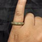 Natural Grade A Jadiete Jade ring stone carving Size 6.5 A7177