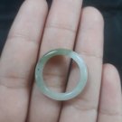 Natural  Grade A  Jadiete  Jade ring stone carving  Size  6.5  A7109