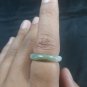 Natural Grade A Jadiete Jade ring stone carving Size 6.5 A7109