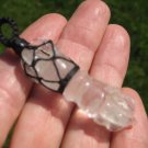 Natural stone Quartz vajra dorje carving pendant Necklace Nepal A64 Natural stone Quartz vajra dorje carving pendant Necklace Nepal A64