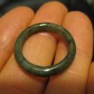 Natural Grade A  Jadeite Jade ring stone carving  Size 6.5 US  A311