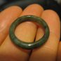 Natural Grade A Jadeite Jade ring stone carving Size 6.5 US A311