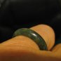 Natural Grade A Jadeite Jade ring stone carving Size 6.5 US A311