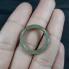 Natural  Grade A  Jadiete  Jade ring stone carving  Size  6.75  A7157