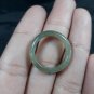 Natural  Grade A  Jadiete  Jade ring stone carving  Size  6.75  A7157