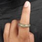 Natural  Grade A  Jadiete  Jade ring stone carving  Size  6.75  A7157