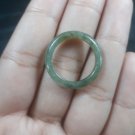 Natural  Grade A  Jadiete  Jade ring stone carving  Size 6.75   A7119