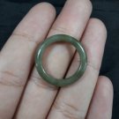 Natural  Grade A  Jadiete  Jade ring stone carving  Size 6.75  A7154