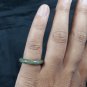 Natural  Grade A  Jadiete  Jade ring stone carving  Size 6.75  A7154