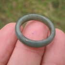 Natural green Jade ring Thailand jewelry stone mineral art size 7   A28