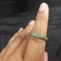 Natural  Grade A  Jadiete  Jade ring stone carving  Size 6.5  A7151