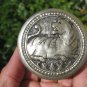 Lion Tiger silver copper 50% box Cambodia art