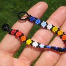 Huichol Bead Indian Bracelet Jewelry Art Hand Made Guadalajara Mexico A30
