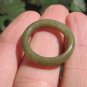 Natural Grade A  Jadeite Jade ring stone mineral carving  Size 6.75 US  A842