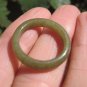 Natural Grade A  Jadeite Jade ring stone mineral carving  Size 6.75 US  A842