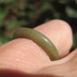 Natural Grade A  Jadeite Jade ring stone mineral carving  Size 6.75 US  A842