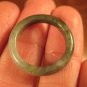 Natural Grade A  Jadeite Jade ring stone mineral carving  Size 6.5 US  A585