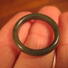 Natural Grade A  Jadeite Jade ring stone mineral carving  Size 6.75 US  A583