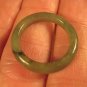 Natural Grade A  Jadeite Jade ring stone mineral carving  Size 6.5 US  A600