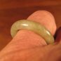 Natural Grade A  Jadeite Jade ring stone mineral carving  Size 7.75 US  A706