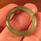 Natural Grade A  Jadeite Jade ring stone mineral carving  Size 7.75 US  A708