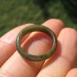 Natural Grade A  Jadeite Jade ring stone carving  Size 6.5 US  A335