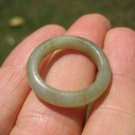 Natural  Grade A  Jadeite Jade ring stone carving  Size 7.5 US  A470
